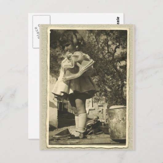 はがきヴィンテージレトロ写真 ポストカード (正面/裏面)
