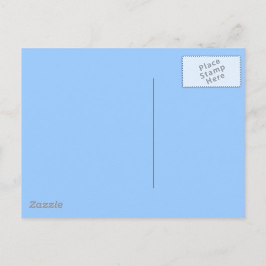 はがきヴィンテージレトロ彼の彼女のシャワー招待状 インビテーションポストカード (裏面)