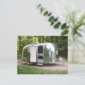 はがきヴィンテージ光沢アルミニウムASキャラベルトレーラー ポストカード (スタンド正面)