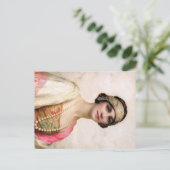 はがきヴィンテージ女性1 ポストカード (スタンド正面)