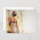 はがきヴィンテージ女性 ポストカード (正面/裏面)