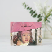 はがきヴィンテージ新しいホームジョブ移動したアドレス 案内ポストカード (スタンド正面)