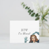 はがきヴィンテージ新しいホームジョブ移動したアドレス 案内ポストカード (スタンド正面)