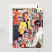 はがきヴィンテージ食料品ショッピング販売事業PC ポストカード (正面/裏面)