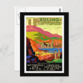 はがき中国あいさつヴィンテージ ポストカード (正面/裏面)