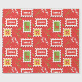 はがき付きラッピング紙 ラッピングペーパー (フラット)