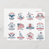 はがき切手(米国独立記念日) ポストカード (正面/裏面)