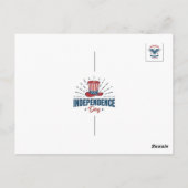 はがき切手(米国独立記念日) ポストカード (裏面)