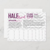 はがき半分 ポストカード (正面/裏面)