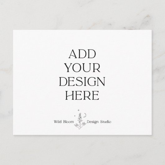 はがき印刷 |独自のデザインのアップロード ポストカード (正面)