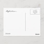 はがき反射ベトナム退役軍人メモリアル壁 ポストカード (裏面)