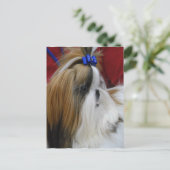 はがき垂直テンプレート- カスタマイズ ポストカード (スタンド正面)