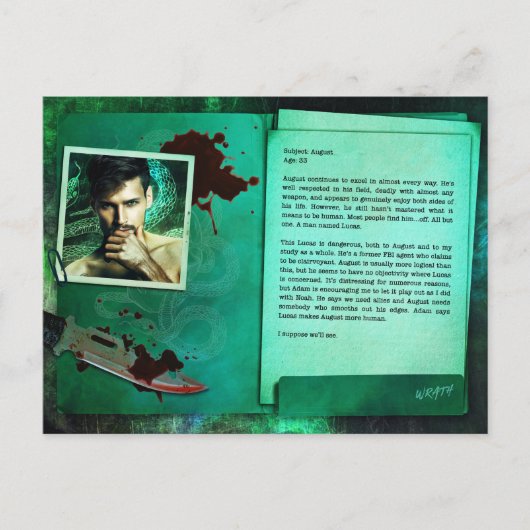 はがき威厳がある ポストカード (正面)