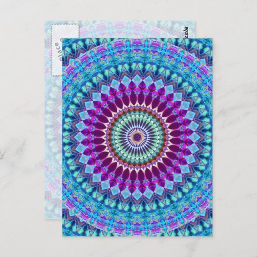 はがき幾何学曼荼羅G382 ポストカード (正面/裏面)