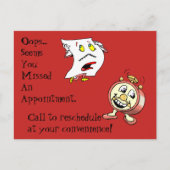 はがき恋しく思アポイントメント顧客連絡注 ポストカード (正面)