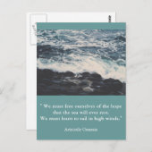 はがき感動的引用文アーティストル ポストカード (正面/裏面)