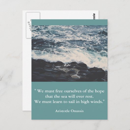 はがき感動的引用文アーティストル ポストカード (正面/裏面)