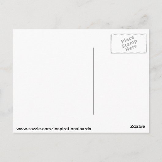 はがき感動的引用文アーティストル ポストカード (裏面)