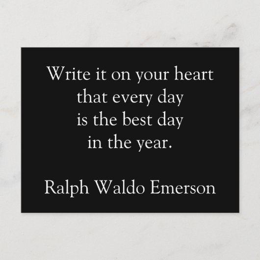 はがき感動的引用文 ポストカード (正面)