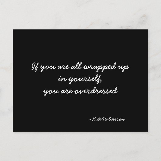 はがき感動的引用文 ポストカード (正面)