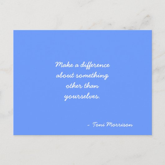 はがき感動的引用文 ポストカード (正面)