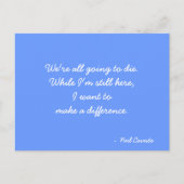 はがき感動的引用文 ポストカード (正面)