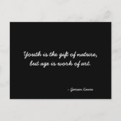 はがき感動的引用文 ポストカード (正面)