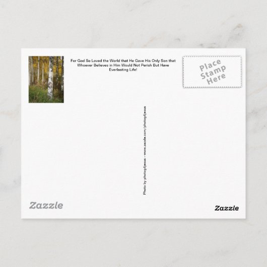 はがき感動的 ポストカード (裏面)