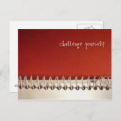 はがき感動的：自分でチャレンジ ポストカード (正面/裏面)