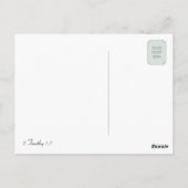 はがき感動的 | 2ティモシー1;7 ポストカード (裏面)