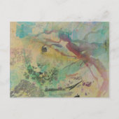 はがき抽象芸術絵画のアートアクリルカード ポストカード (正面)