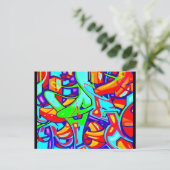 はがき抽象芸術/その他 – グラフティギャラリー107 ポストカード (スタンド正面)