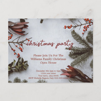 はがき招待状パーティー ポストカード