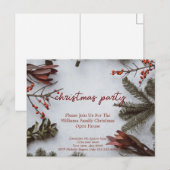 はがき招待状パーティー ポストカード (正面/裏面)