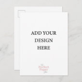 はがき招待状ポートレート ポストカード (正面/裏面)