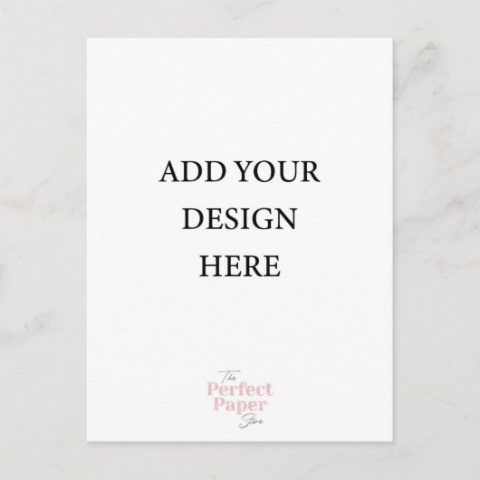 はがき招待状ポートレート ポストカード (正面)