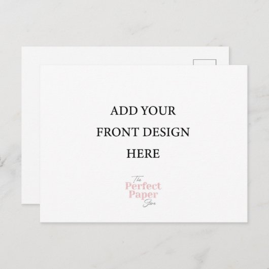 はがき招待状横テンプレート ポストカード (正面/裏面)