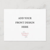 はがき招待状横テンプレート ポストカード (正面)