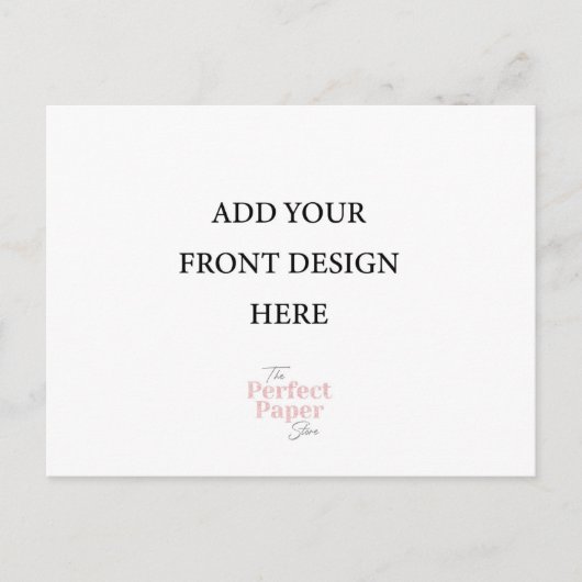 はがき招待状横テンプレート ポストカード (正面)