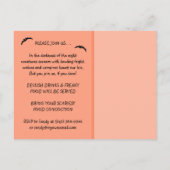 はがき招待状-フランケンシュタイン&日付 インビテーションポストカード (裏面)