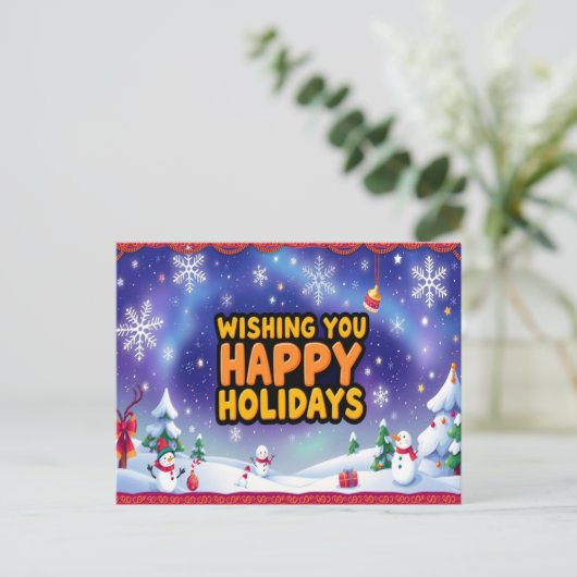 はがき挨拶 ポストカード (スタンド正面)