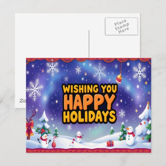 はがき挨拶 ポストカード (正面/裏面)