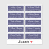 はがき書道結婚のゲスト住所 シール (シート)