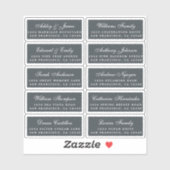 はがき書道結婚のゲスト住所 シール (シート)