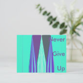 はがき水平テンプレート与え上へハクナ ポストカード (スタンド正面)