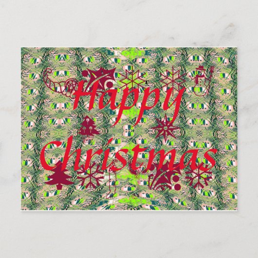 はがき水平テンプレート シーズンポストカード (正面)