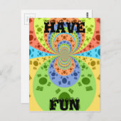 はがき水平テンプレート ポストカード (正面/裏面)