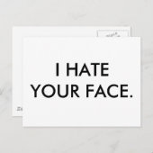 はがき水平テンプレート ポストカード (正面/裏面)