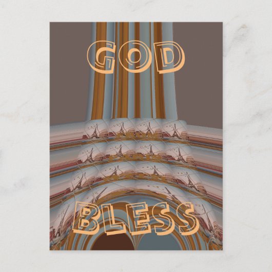 はがき水平テンプレート ポストカード (正面)