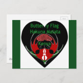 はがき水平テンプレート ポストカード (正面/裏面)